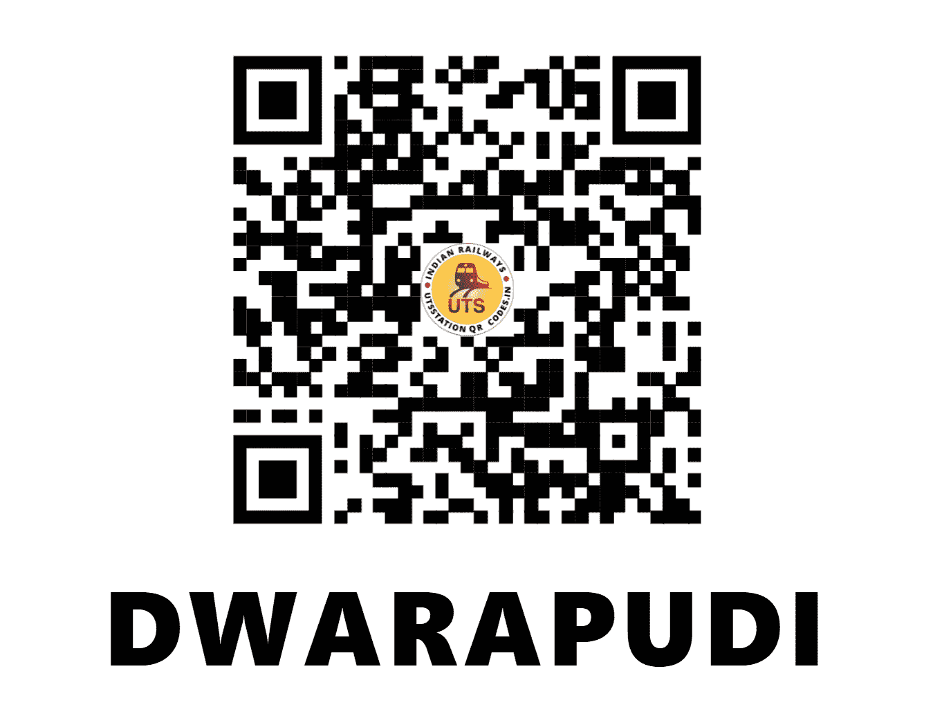 UTS QR Code for DWARAPUDI - DWP (SC - ANDHRA PRADESH)